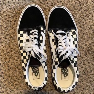 checkered vans